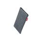fitBAG Jive gray cell phone pocket from textile material with microfiber lining for Nokia Lumia 820 (Electronics)