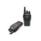 2xHand radio Baofeng BF-888's CTCSS DCS 1500mAh walkie talkie 400-470MHz PMR Headset (Electronics)