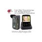 Radio Videophone ALP303 - Wireless intercom wireless installation - Motion sensor - 3.5 inch color display - expandable up to 3 monitors - with adjustable camera lens
