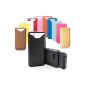 Snugg Leather Case for iPhone 5 / 5S Black (Wireless Phone Accessory)