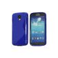 ECENCE Samsung Galaxy S4 Active i9295 protective shell shell cover blue box 32040502 (Electronics)