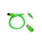 Micro USB Charger Cable Cord Light Green