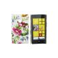 Me Out Kit FR Shell Snap plastic for Nokia Lumia 520 - vintage flowers (Wireless Phone Accessory)