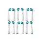 12 pcs. Suitable for brush --- ALL --- Braun Oral-B toothbrushes with a round brush head (Electric toothbrushes with oscillating models round brushes) compatible with Oral B Triumph, Vitality, ProWhite, Sensitive + Clean, White + Clean, Professional Care , Precision Clean, Smart Series, Black, Center, Oxyjet, Center, TriZone, Advance Power, Advance Power Kids, Stages Power, Precision Clean, Dual Clean, Pro Health, Plak Control, 3D Excel, Interclean IC2522, ID2021, ID2025, ID2025T, more compatible OralB types 3711, 3725, 3728, 3731, 3738, 3744, 3745, 3756, 3757, 3709, 4729, 4730, 4731, 4733, 4736, 4739, 4740, 4712, 4713, 4716, 4721, 4725, 4726, 4727, 4728, D2010, D4010, D4510, D5000S, D5011, D5011S, D5015T, D5021S, D5025, D5025S, D5025T, D5045S, D5500, D5500S, D5525, D5525S, D5525T, D5545, D5545S, D6011, D6013, D6021, D6511, D7000, D7011, D7022, D7025, D7500, D7511, D7521, D7522, D7525, D7545, D8011, D8013, D8511, D8513, D8525, D9000, D9011, D9013, D9022, D9025, D9500, D9511, D9513, D9521, D9522, D9525, D9542, D9545, D10.511, D12.000, D12.500, D12.513, D12.513P, D12.523, D12.523P, D12.523W, D15.500, D15.511, D15.513, D15.525, D15.535, D16.500, D17.511, D17.525, D17.535, D18.500, D19.500, D20.500, D24.500, D25.500, D26.500, D27. 500, D30.500, D32.565, D79.013, DB4.010, DB4.510, IC2522, ID202, ID2025, RS950, ID2025T, 400,450,450TX, 500.550, 600.650, 700, 750, 800,850,900, 950,950TX, 1000, 2000,3000,3250, 4000,4750,5000,5500, 6000.6500, 7000,7400,7500,7550,7850,7875, 8000,8300,8500,8850,8860, 8875,8900,8950, 9000.9100, 9400,9425,9450, 9475,9500,9900,9910, 9930.9950, Aufsteckzahnbürsten, spare brushes, spare toothbrushes fit models for adults and children, Electric Toothbrush Heads Replacement OralB / testine RICAMBIO Compatibili ORAL B spazzolino ELETTRICO TESTINA COMPATIBILE / TETES BROSSETTES COMPATIBLES Brown OralB brosse à dents Electrique / RECAMBIOS COMPATIBLES CON EL CEPILLO DE DIENTES ELECTRICO ORAL-B, ... of Prophone