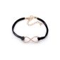Infinite Black Cord Bracelet (Jewelry)