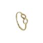 Jewellery Chicks - Ring Gold Plated Infinite - size 60 (Jewelry)