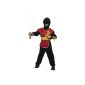 Ninja Black / Red Carnival costumes for children (toys)