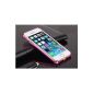 esorio® Apple iPhone 5 / 5S Aluminum Bumper Case Cover Frame aluminum body - 100% money-back guarantee // purple (Electronics)