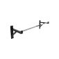Deluxe Chin Up Bar Black Professional Line for wall mounting incl. Mounting material and instructions BCA 61 (Misc.)
