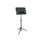 Tiger MUS7-BK Orchestral Music Stand - Black (Electronics)