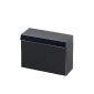 Herlitz 10932150 index card box A6 Profiline empty black plastic (office supplies & stationery)