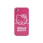 Hello Kitty Case HKTPUIP4R rigid TPU Case for iPhone 4 / 4S Rose (Accessory)