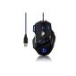 Patuoxun® Gamer Mouse / Optical mouse / Mouse Ergonomic wired / GAMING MOUSE professional LED Optical 3200 DPI Button 7 USB / 3200dpi gaming mouse LOL CF wire 7D For Pro Gamer cheaply good grip for video games --- good news ( purchase of our mouse, send a mouse pad as a gift) (Electronics)