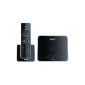 Philips VoIP 8551 DECT landline & VoIP phone (handset, charging cradle and base station including AB 30 min. - For Voice over IP and DECT telephony skype without PC) (Electronics)
