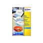 Avery L7676-100 CD labels, Ø 117 mm, 100 sheets / 200 labels, white (Office supplies & stationery)