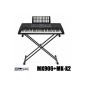 DynaSun MK 906 Keyboard Arranger E-61 Synthesizer Piano keys with LCD-PC USB MIDI Support MKX2
