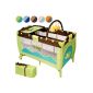 Cot folding umbrella New design with mattresses, accessories and carrying case - with wheels - VARIOUS COLORS (Baby Care)