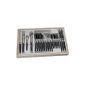 Laguiole cutlery Channel 24 Pieces Grey Marble (Kitchen)