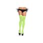 Leg Avenue Women Over Knee Stockings opaque neon green unit size approx 36 to 40 (textiles)