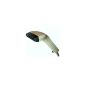 Albasca USB Hand Barcode Scanner CCD Barcode Scanner 82mm handset, 100 scan / sec.  in beige (Electronics)