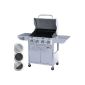 Broilmaster BBQG05DE BBQ gas grill 4 plus 1 DE / CH / ATS, silver (garden products)