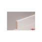 NEW !!!  White Design baseboard NEO (16x80mm) - MDF foiled 2201170