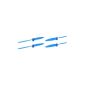 Parrot PF070094 Set of 4 propellers 2 x A / C for 2 x minidrone Rolling Spider Blue (Electronics)