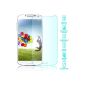 delightable24 tempered glass protective glass Tempered Glass Screen Protector Samsung Galaxy S4 smartphone - Crystal Clear (Electronics)