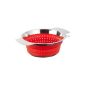 Rösle RS16121 Steel and Silicone Collapsible Colander Red Diameter: 20 cm (Kitchen)
