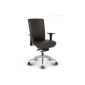 Versee leather design professional swivel chair office chair Terox low back black