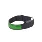 Flashing LED Reflective Armband adjustable to security Cycling Jogging - Green (Miscellaneous)