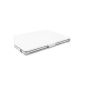 JAMMYLIZARD | Cover leather look clean design & Movie Stand for iPad Air 2013 White (Electronics)