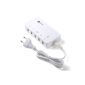 iClever®30W / 5V-6A 5-Port USB Charger wall / laptop travel charger table charger AC power adapter for iPhone 5s, 5c, 5, 4S, 4;  iPad 5 Air, Mini;  iPod Touch, Nano;  Samsung Galaxy Tabs, Galaxy S4, S3, S2, Galaxy Note 3, 2;  Kindle;  LG G2;  PS 4;  Nexus 5, 7, 10;  Motorola Droid Razr Maxx;  Blackberry;  Nokia Lumia;  HTC One XVS;  external battery and etc.  -White (Electronics)
