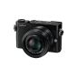 Panasonic DMC-GM5LEG-K Lumix System Camera with 15mm lens (16 megapixels, 7.5 cm (2.9 inches) touch screen display, electronic viewfinder, Full HD recording with 50p, faster contrast autofocus, optical image stabilization, WiFi) (Electronics )
