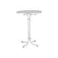 BEST 26570000 bar table Multiflex 80 cm, white (garden products)