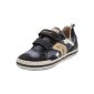 Geox Junior Elvis J13A4J0CA22C0670, boys sneakers, blue (navy / beige C0670), EU 26 (textiles)