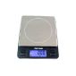 Digital Scale TP-2000 precision scale precise weighs in 0.1 g steps up to 2000g / 2kg, pocket scale, precision scale, gold scales with extra large weighing surface (household goods)