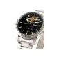 Alienwork EYKI mechanical Tourbillon Automatic Watch-Style Water resistant Stainless steel black money YH.W8562-01 (Watch)