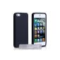 Yousave Accessories Silicone Case for iPhone5 / 5S Black (Accessory)