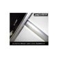 Aluminium cable channel, silver matt anodised Length: 150cm