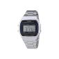 Casio - A164WA-1VES - Retro - Mixed Watch - Quartz Digital - LCD Dial - Silver Bracelet (Watch)