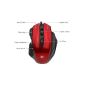 iSolem Gaming Mouse Optical Mouse High Precision Laser Mice DPI Adjustable 800/1200/1600/2400 for PC Mac with 7 Buttons Free Double Click / Key Blue Fire Breathing Light (Electronics)
