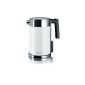 Gebr. Graef WK71 kettle with temperature setting / stainless steel acrylic white (household goods)