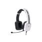 Wired stereo headset 'Kunai' for PS3 / PS Vita - White glossy (Video Game)