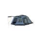 10T Blue Hill 8 - 8-person dome tent with skylight full-floor pan dividable sleeping cabin WS = 5000mm (equipment)