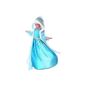 Dress Princess Snow Queen Frozen - Girl Child Costume - Princess Elsa - High Quality Costume - Blue (Toy)