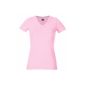 Fruit Of The Loom - T-shirt with short sleeves and V-neck - Women (Clothing)