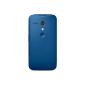 Motorola Color Clip-On Shell Hard Cover Case For Moto G Smartphone - Blue (Wireless Phone Accessory)