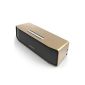 Bluedio BS-2 (Explorer) Mini Bluetooth Speaker Without 3D Portable Wireless Stereo Speaker System Surround Sound music (Gold) (Electronics)