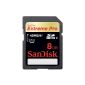 SanDisk - SDHC Memory Card - Extreme Pro - UHS-I - 45 MB / sec - 8 GB (Personal Computers)